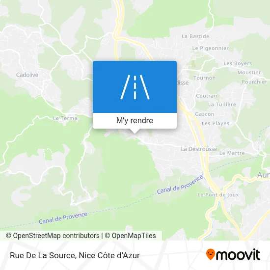 Rue De La Source plan