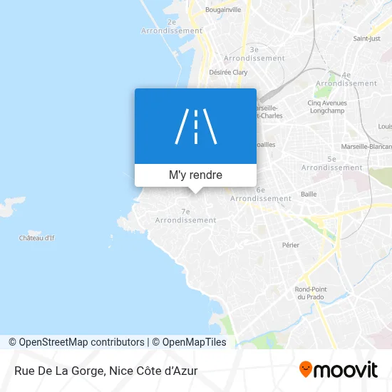 Rue De La Gorge plan