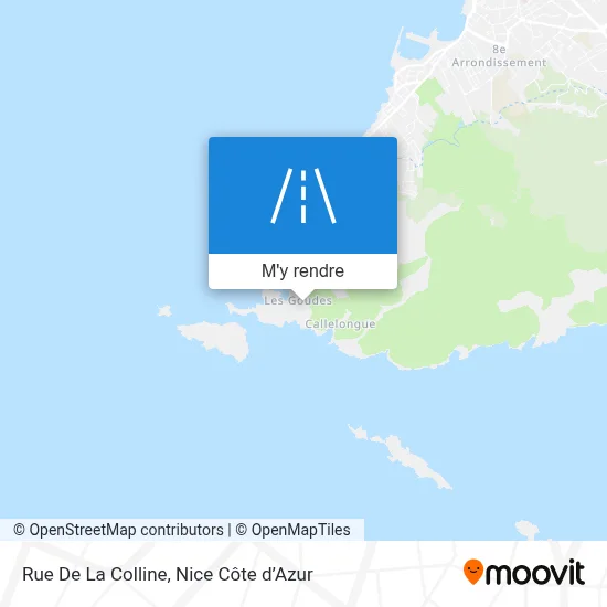 Rue De La Colline plan
