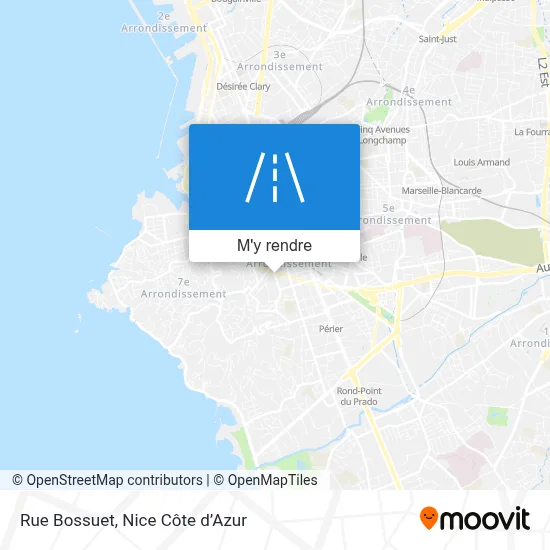 Rue Bossuet plan
