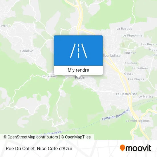 Rue Du Collet plan