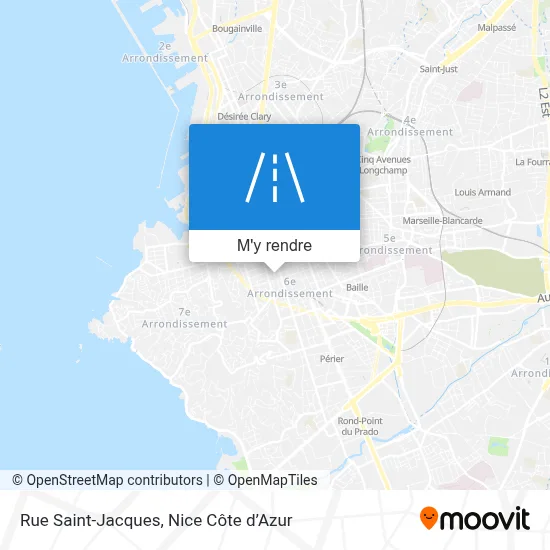 Rue Saint-Jacques plan
