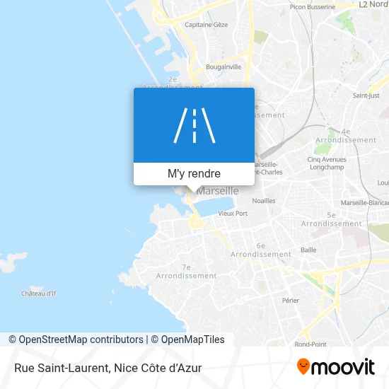 Rue Saint-Laurent plan