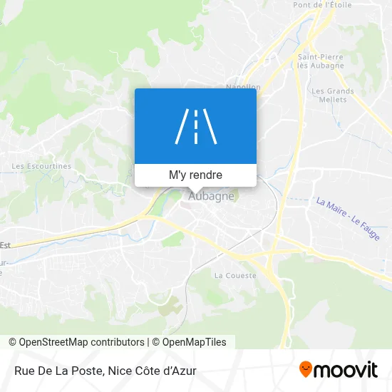 Rue De La Poste plan