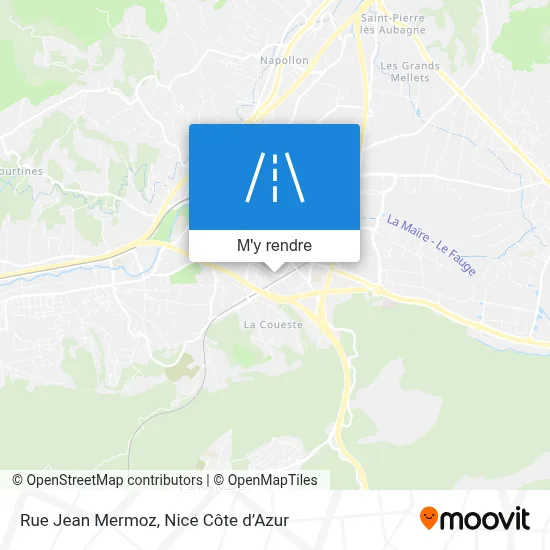 Rue Jean Mermoz plan