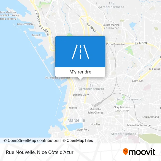 Rue Nouvelle plan