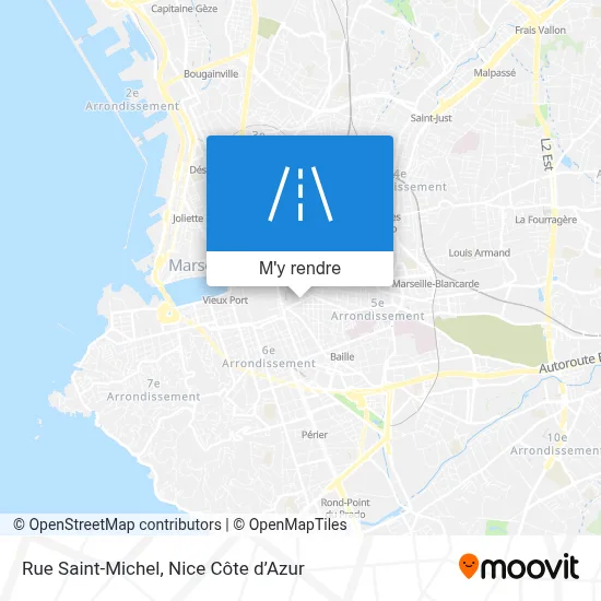 Rue Saint-Michel plan