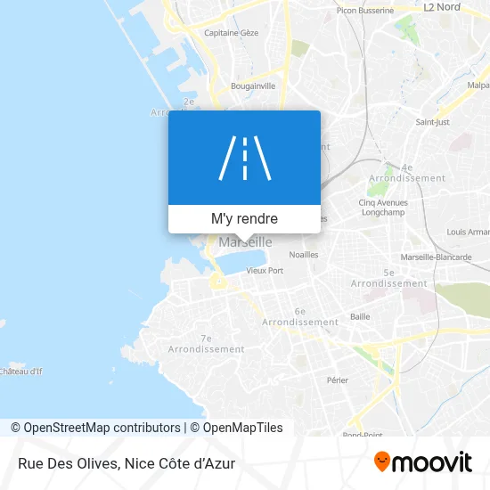 Rue Des Olives plan