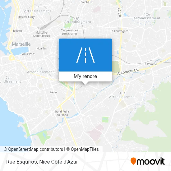 Rue Esquiros plan