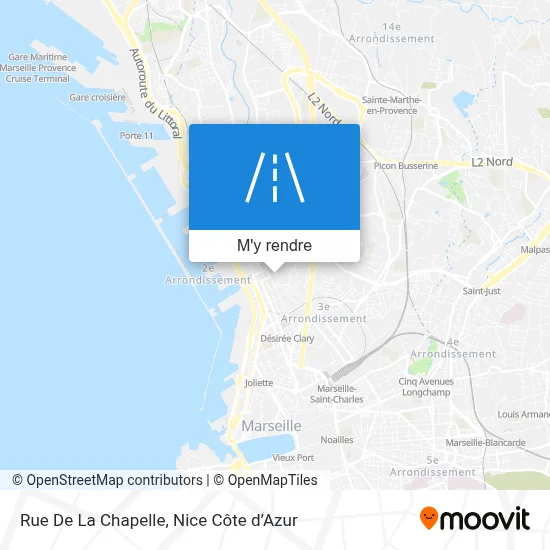 Rue De La Chapelle plan