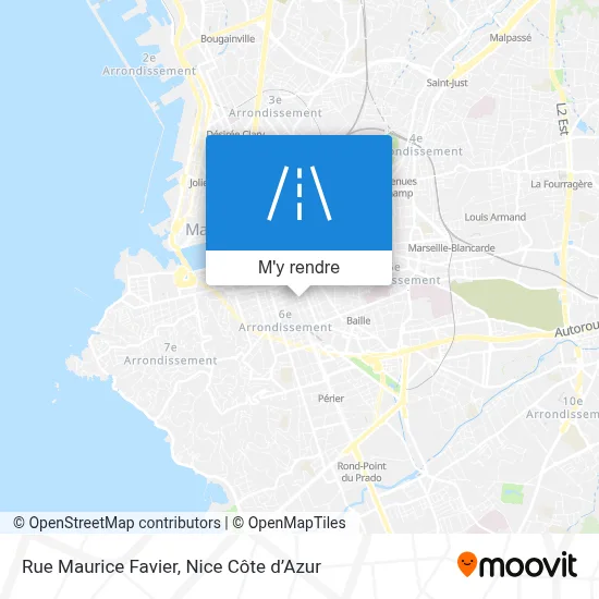 Rue Maurice Favier plan