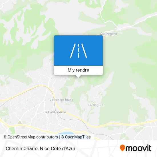 Chemin Charré plan