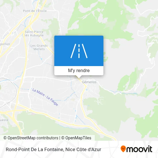 Rond-Point De La Fontaine plan