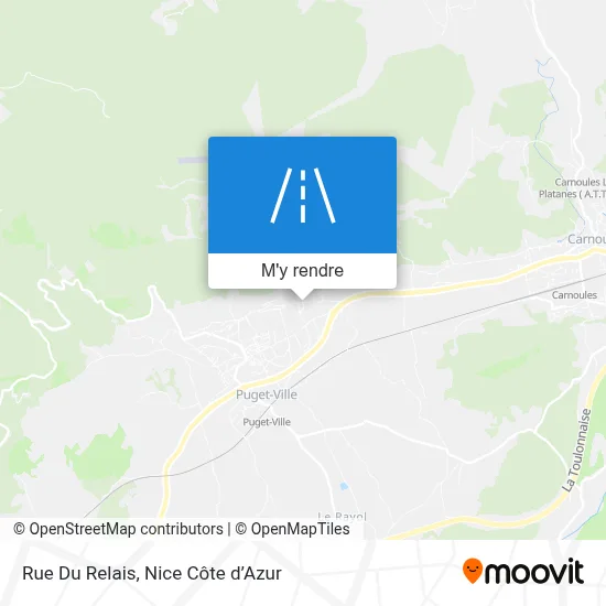 Rue Du Relais plan