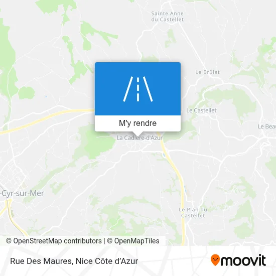 Rue Des Maures plan