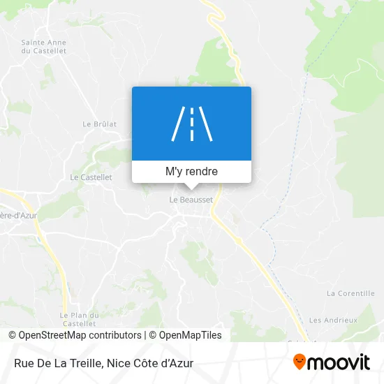 Rue De La Treille plan
