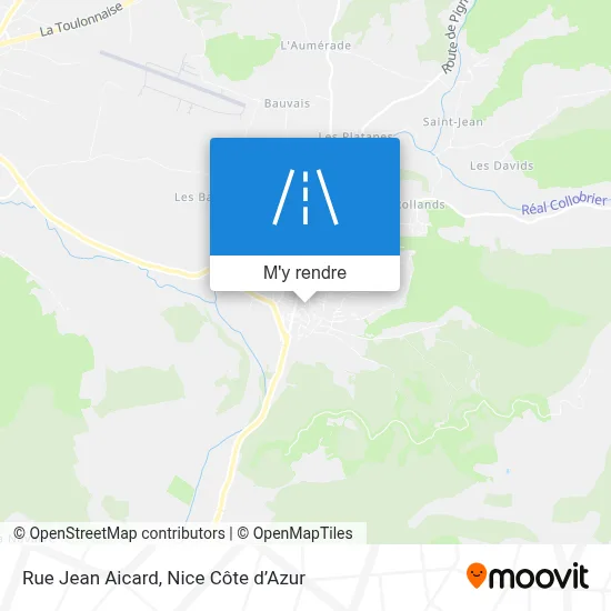Rue Jean Aicard plan