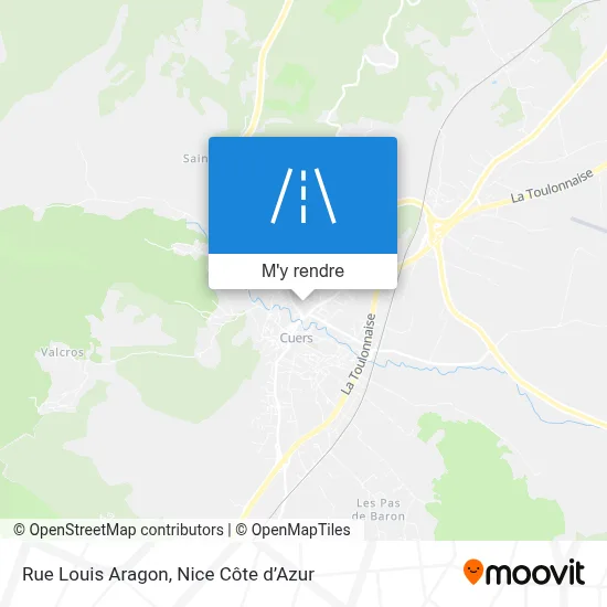 Rue Louis Aragon plan