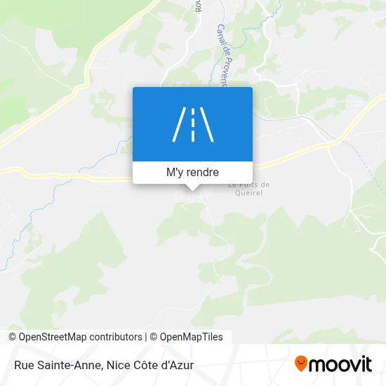 Rue Sainte-Anne plan