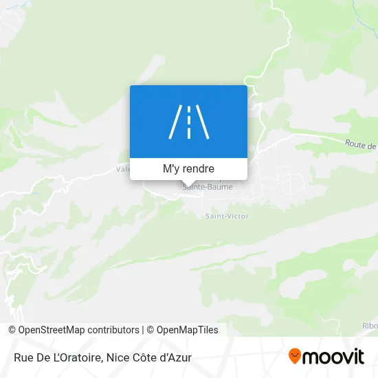 Rue De L'Oratoire plan