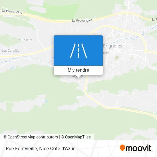 Rue Fontvieille plan