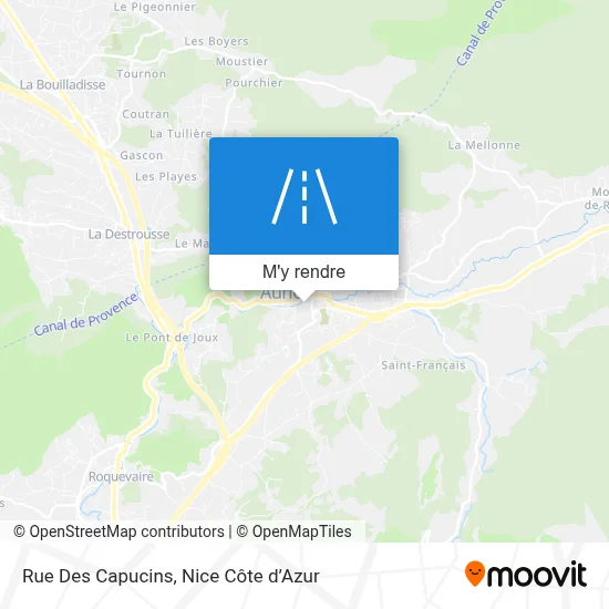 Rue Des Capucins plan