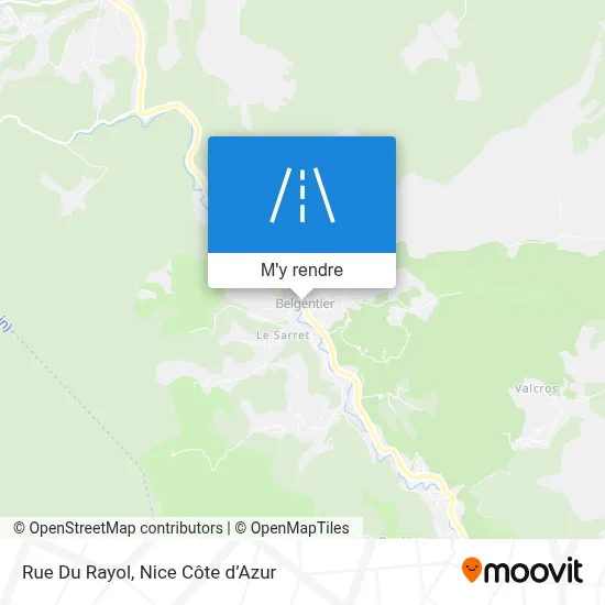 Rue Du Rayol plan