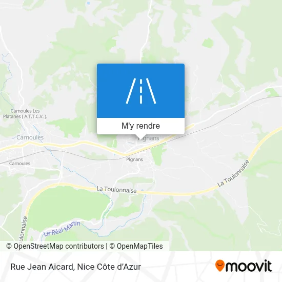 Rue Jean Aicard plan