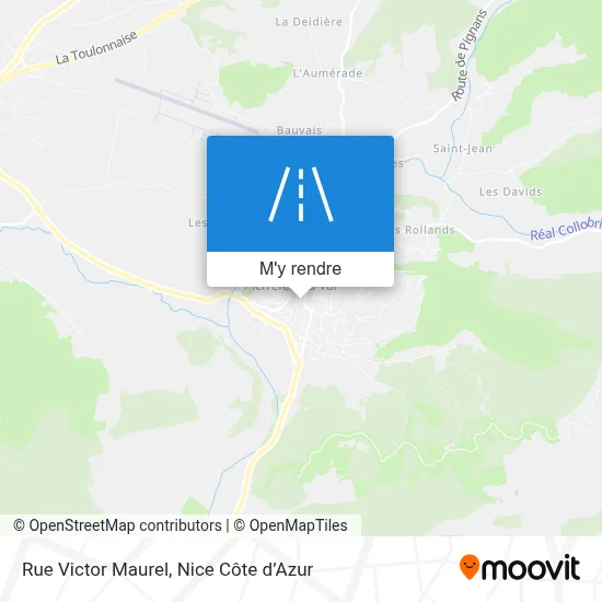 Rue Victor Maurel plan
