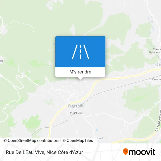 Rue De L'Eau Vive plan