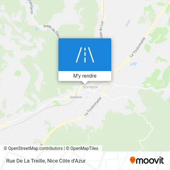 Rue De La Treille plan