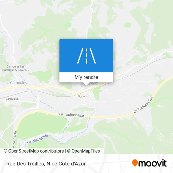 Rue Des Treilles plan