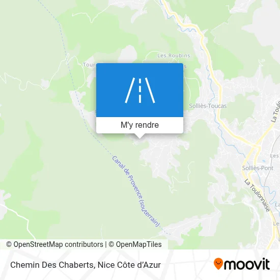 Chemin Des Chaberts plan