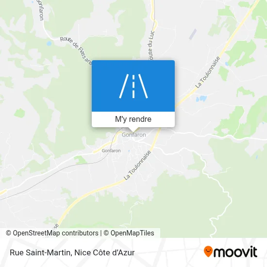 Rue Saint-Martin plan