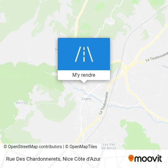 Rue Des Chardonnerets plan