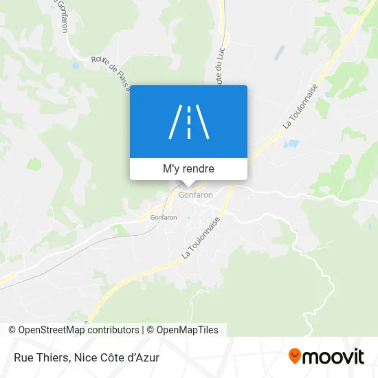 Rue Thiers plan