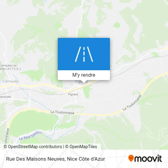 Rue Des Maisons Neuves plan