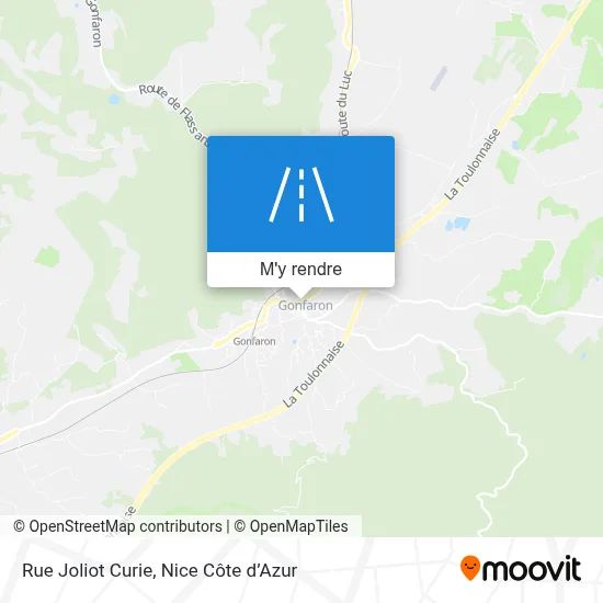 Rue Joliot Curie plan
