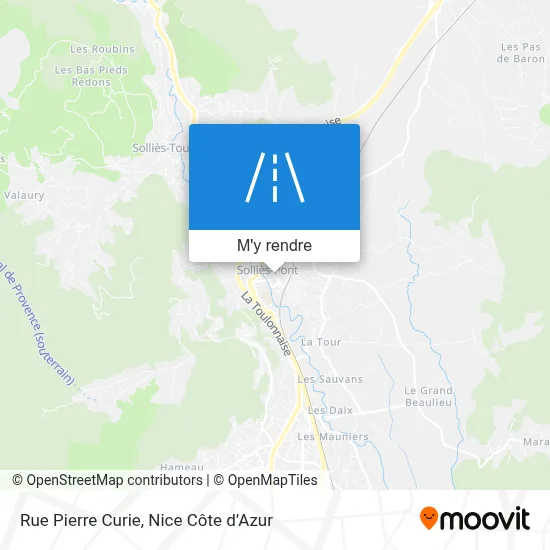 Rue Pierre Curie plan