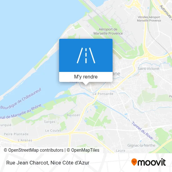 Rue Jean Charcot plan