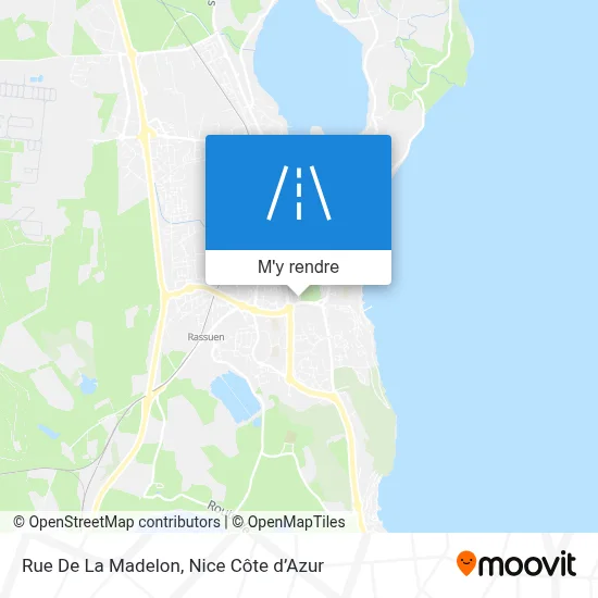 Rue De La Madelon plan