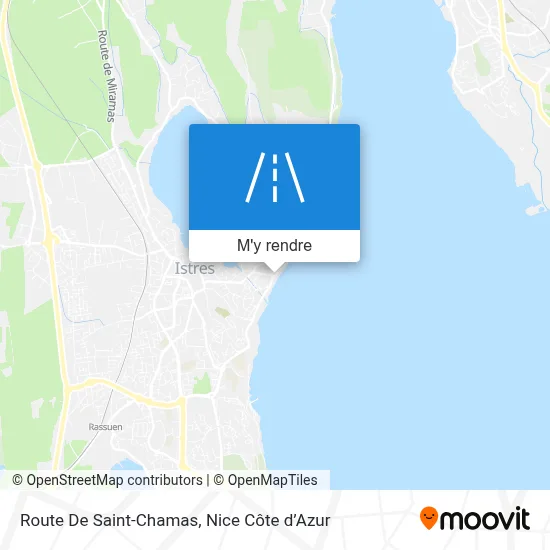 Route De Saint-Chamas plan