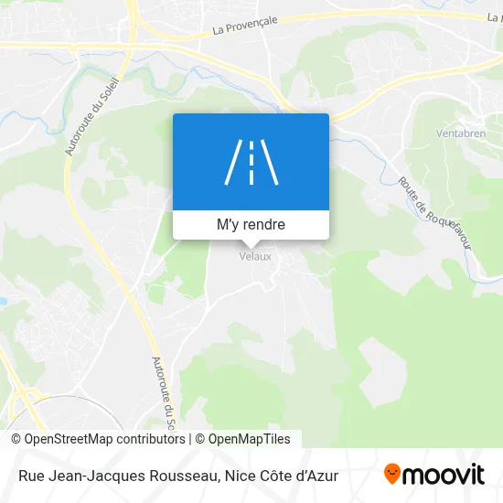 Rue Jean-Jacques Rousseau plan