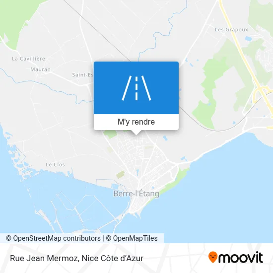 Rue Jean Mermoz plan