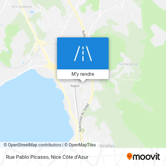 Rue Pablo Picasso plan