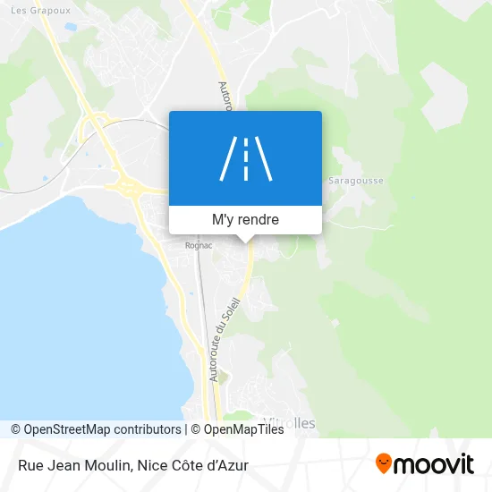 Rue Jean Moulin plan