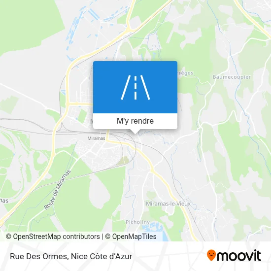 Rue Des Ormes plan