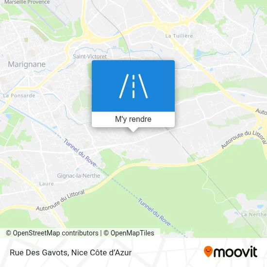 Rue Des Gavots plan