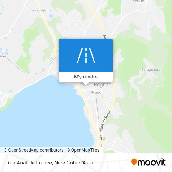 Rue Anatole France plan