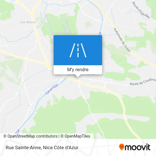 Rue Sainte-Anne plan